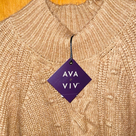 NWT Cardigan Plus Size Sweater Ava & Viv - Picture 2 of 7